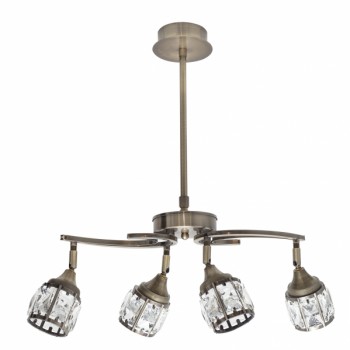 Distribuidor - Lâmpadas Diversas | Lâmpadas Modernas | LAMPARA 4X5W 4000K CATANIA CUERO 1600LM Ref: 124154014